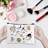 Polycotton Tarot Themed Printed Canvas Storage Bags ABAG-WH0029-137-5