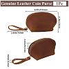 Leather Credit Card Wallets for Women Men AJEW-WH20007-10B-2