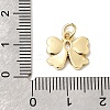 Brass Pave Clear Cubic Zirconia Charms LS-KK-G554-03B-02-3