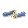 Bullet Natural Lapis Lazuli Pointed Pendants G-E332-C04-G-3