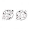 Tarnish Resistant 201 Stainless Steel Links Connectors STAS-S080-025P-2