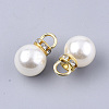 High Luster ABS Plastic Imitation Pearl Pendants X-RB-T011-01C-G-2