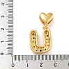 Brass Micro Pave Colorful Cubic Zirconia Pendants KK-P281-01G-U-3
