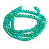 Spray Painted Glass Beads Strands GLAA-A038-C-46-2