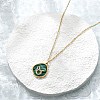 304 Stainless Steel Micro Pave Cubic Zirconia constellation Pendant Necklaces NJEW-R021-01G-02-2