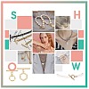 8Set 4 Style Brass Toggle Clasps KK-GA0001-16-5