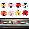 Bowknot Resin Car Air Vent Clips HJEW-OC00269-1