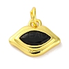 Rack Plating Brass Micro Pave Cubic Zirconia Charms KK-F881-04G-02-1