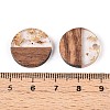 Resin & Walnut Wood Pendants RESI-T057-39A-3