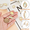 14Pcs 7 Styles Resin Imitation Opal Pendants FIND-GA0004-50-3