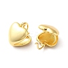 Brass Heart Hoop Earrings for Women EJEW-Q024-06G-2