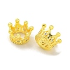 Crown Brass European Beads KK-L075-020G-2