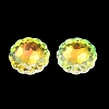 Electroplate Glass Charms EGLA-M028-02B-1