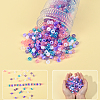 600Pcs 6 Colors Opaque & Tansparent Acrylic European Beads MACR-SC0002-02B-3