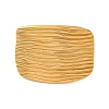 Ion Plating(IP) 304 Stainless Steel Rectangle Open Cuff Rings RJEW-M047-12G-2