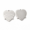 Non-Tarnish 304 Stainless Steel Pendants STAS-F290-24P-1