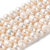 Natural Cultured Freshwater Pearl Beads Strands PEAR-E018-37-1