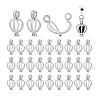 30Pcs Hollow Out Alloy Bead Cage Pendants KK-PH0014-14P-6