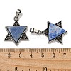Dyed & Heated Natural Blue Aventurine Pendants G-G147-08AS-11-3