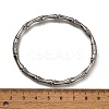 304 Stainless Steel Bamboo Joint Hinged Bangle JB757A-3