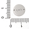Tarnish Resistant 304 Stainless Steel Links connectors STAS-L224-049P-1-3