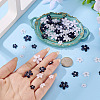 80Pcs 8 Styles Flower Resin Cabochons RESI-TA0004-28B-6