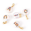 5Pcs 5 Styles Natural Cultured Freshwater Pearl Pendants KK-TA0002-27-2