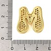 Rack Plating Brass Micro Pave Clear Cubic Zirconia Perdants KK-C067-11G-M-3