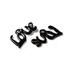 Spray Painted 201 Stainless Steel Charms STAS-G304-16D-2