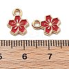 Alloy Enamel Charms ENAM-S022-01E-3