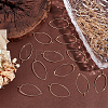 70Pcs Brass Hoop Earrings Findings KK-BBC0014-95-4