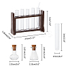 Wood & Glass Test Tube Rack & Measuring Cup DJEW-WH0039-95B-2