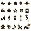 40Pcs 20 Styles Alloy Enamel Charms ENAM-FS0003-38B-2