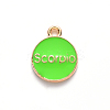 Alloy Enamel Pendants X-ENAM-S124-01A-06L-3