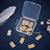 12Pcs 12 Style Brass Micro Pave Clear Cubic Zirconia Pendants KK-SC0003-01-7