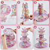 2Pcs 3 Tier Paper Cupcake Stand DIY-DC0003-92A-4
