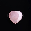 Natural Rose Quartz Love Heart Stone LS-PW-WG32553-07-1