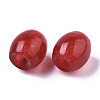 Natural White Chalcedony European Beads G-N0326-039A-2