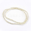 Electroplate Glass Beads Strands X-EGLA-D020-4x3mm-70-2