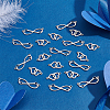 HOBBIESAY 20Pcs 2 Styles 201 Stainless Steel Connector Charms FIND-HY0001-18-5