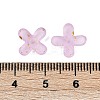 Metal Enlaced Acrylic Bead Caps OACR-G044-01D-3