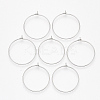 304 Stainless Steel Hoop Earring Findings STAS-T047-17-2