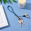 Boho Macrame Wristlet Keychain Keying KEYC-SW00004-02-4