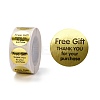 Flat Round Paper Thank You Stickers LS-DIY-C042-09B-1