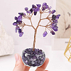 1Pc Natural Amethyst Chips Tree of Life Decorations DJEW-DJ0001-08B-3