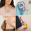 28Pcs 7 Colors Opaque Acrylic Pendants MACR-CJ0001-36-7