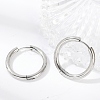 Tarnish Resistant 201 Stainless Steel Huggie Hoop Earrings Findings X-STAS-F149-33P-A-1