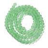 Imitate Austrian Crystal Frosted Glass Beads Strands EGLA-A039-T3mm-MD24-2