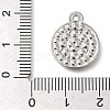 304 Stainless Steel Pendant Rhinestone Settings STAS-I310-21P-3
