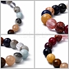 Assorted Stone Beads Bracelets BJEW-Q300-3